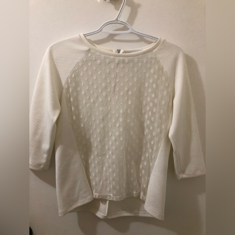 Axara Paris Small Top in Ecru